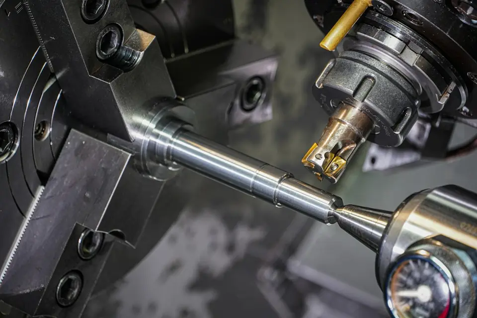 Drehteil in der CNC-Drehmaschine